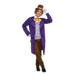 Fantasia Willy Wonka Adulto Luxo