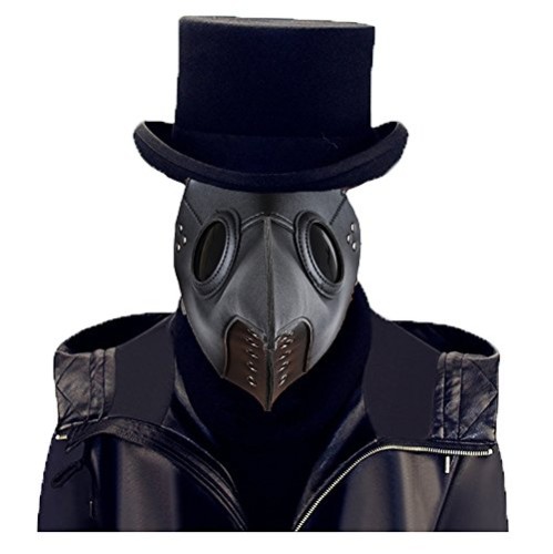 Máscara Doutor da Peste Negra Steampunk Adulto Máscara Doutor da Peste Negra Steampunk Adulto