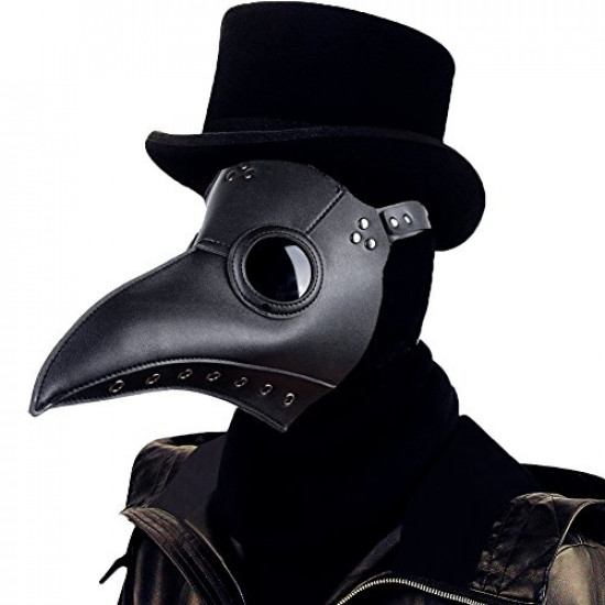 Máscara Doutor da Peste Negra Steampunk Adulto Máscara Doutor da Peste Negra Steampunk Adulto