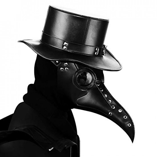 Máscara Doutor da Peste Negra Steampunk Adulto Luxo Máscara Doutor da Peste Negra Steampunk Adulto Luxo