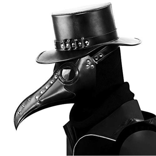 Máscara Doutor da Peste Negra Steampunk Adulto Luxo Máscara Doutor da Peste Negra Steampunk Adulto Luxo