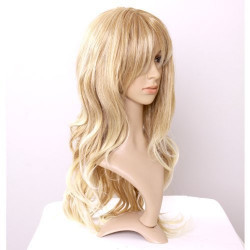 Peruca Adulto Loira com Franja Sexy Natural