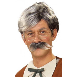 Peruca Gepeto do Pinóquio Adulto