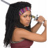 Peruca Walking Dead Michonne Adulto