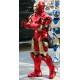 Robô Fantasia Homem de Ferro Cromado Adulto Robô Fantasia Homem de Ferro Cromado Adulto