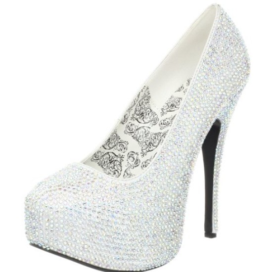 Sapato Adulto Meia Pata Branco Super Luxo 