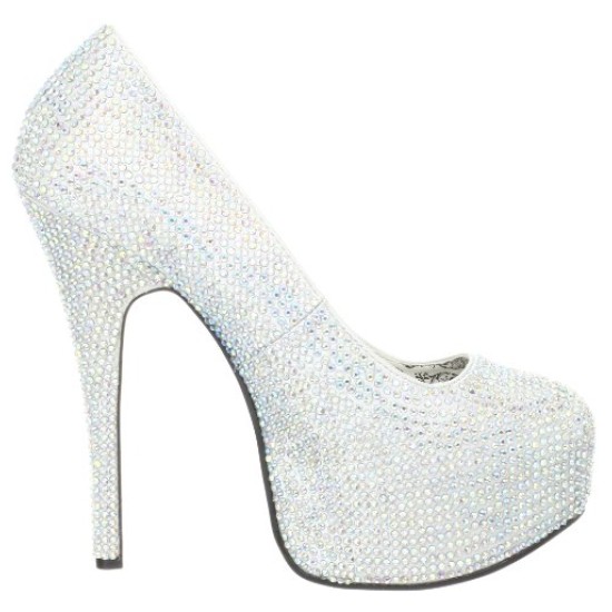 Sapato Adulto Meia Pata Branco Super Luxo 