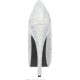 Sapato Adulto Meia Pata Branco Super Luxo 