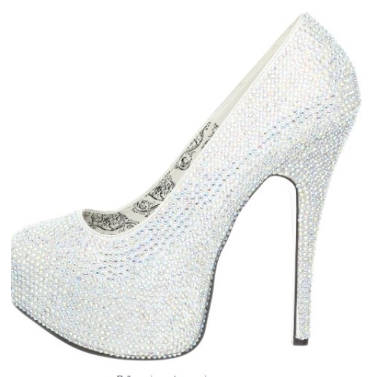 Sapato Adulto Meia Pata Branco Super Luxo 
