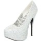 Sapato Adulto Meia Pata Branco Super Luxo 