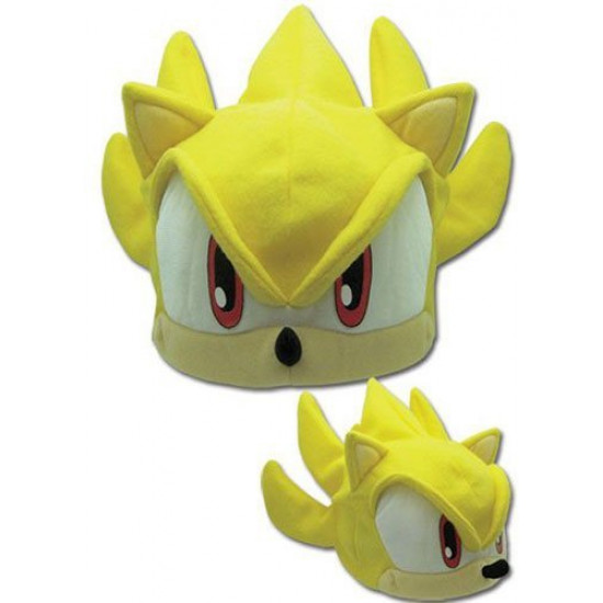 Touca Chapéu Super Sonic the Hedgehog Luxo Touca Chapéu Super Sonic the Hedgehog Luxo