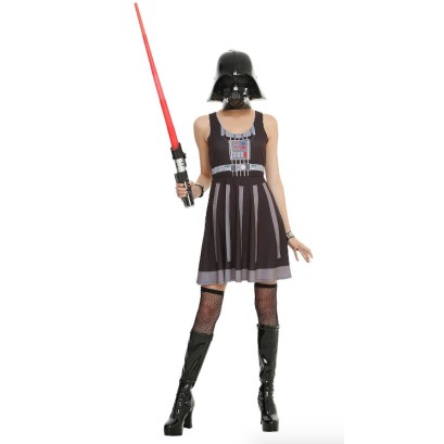 Vestido Fantasia Darth Vader Star Wars Luxo Vestido Fantasia Darth Vader Star Wars Luxo