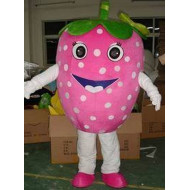Fantasia Mascote Adulto Morango Luxo