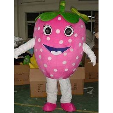 Fantasia Mascote Adulto Morango Luxo Fantasia Mascote Adulto Morango Luxo
