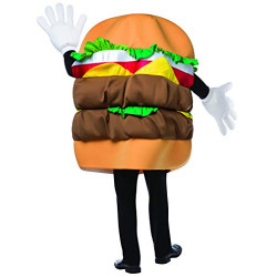 Mascote Hambúrguer Adulto