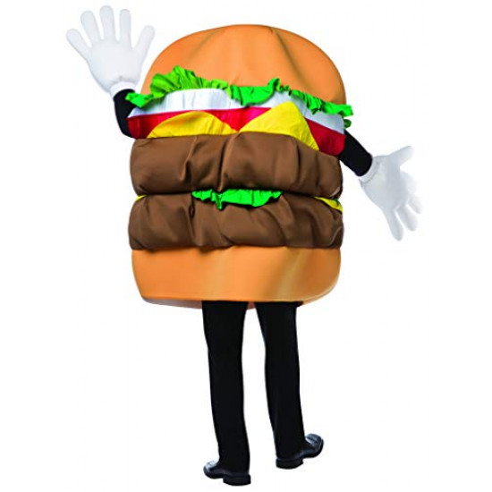 Mascote Hambúrguer Adulto Mascote Hambúrguer Adulto