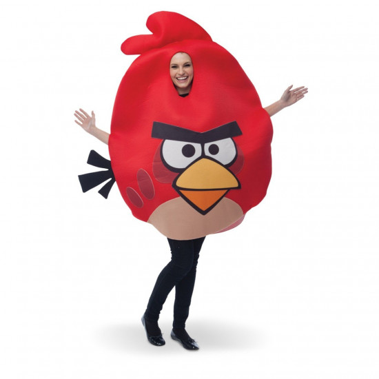 Fantasia Angry Bird Vermelho Adulto Fantasia Angry Bird Vermelho Adulto
