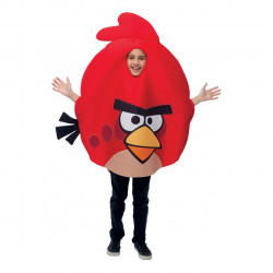 Fantasia Angry Bird Vermelho Infantil