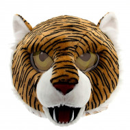 Cabeça Capacete Máscara Tigre Pelúcia Luxo