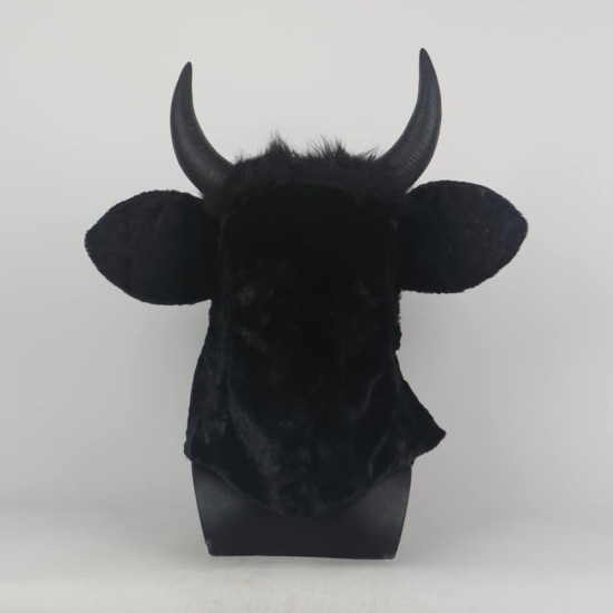 Cabeça Máscara Vaca Mascote Luxo Cabeça Máscara Vaca Mascote Luxo