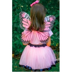 Fantasia Borboleta Rosa Infantil Luxo Fantasia Borboleta Rosa Infantil Luxo