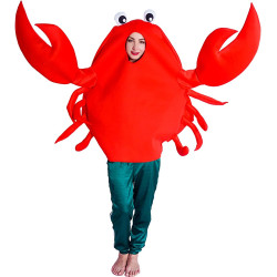 Fantasia de Caranguejo Luxo Adulto