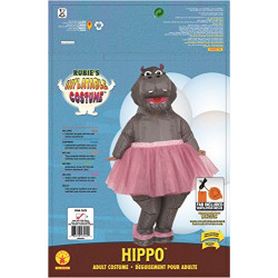 Fantasia Inflável de Hipopótamo Bailarina