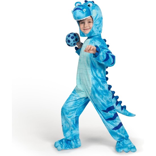 Fantasia Jacaré Infantil Bebê Luxo Azul