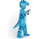 Fantasia Jacaré Infantil Bebê Luxo Azul