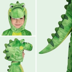 Fantasia Jacaré Infantil Bebê Luxo Verde Fantasia Jacaré Infantil Bebê Luxo Verde