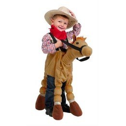 Fantasia Montar Cavalo Marrom Cowboy Infantil Fantasia Montar Cavalo Marrom Cowboy Infantil
