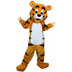 Fantasia Tigre Mascote Luxo Alegre