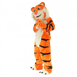 Fantasia Tigre Mascote Luxo Clássico
