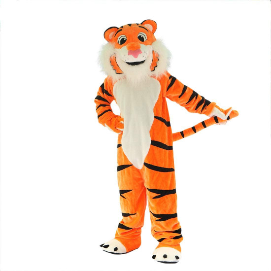 Fantasia Tigre Mascote Luxo Clássico