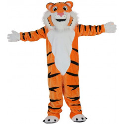 Fantasia Tigre Mascote Luxo Clássico
