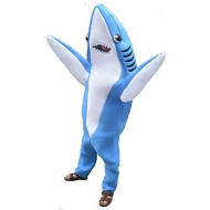 Fantasia Tubarão Adulto Luxo