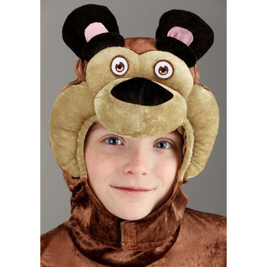 Fantasia Urso do Marsha e o Urso Luxo Infantil Fantasia Urso do Marsha e o Urso Luxo Infantil