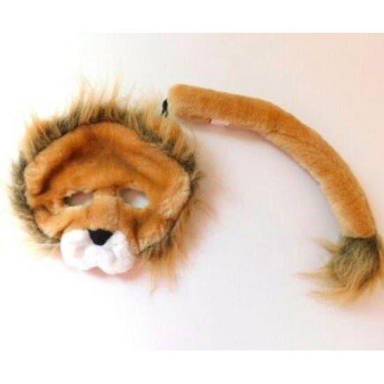 Máscara Leão Infantil Luxo Bebê