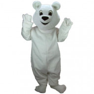Mascote Urso Polar Branco