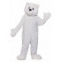 Mascote Urso Polar Branco Clássica