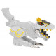 Arma de Power Rangers Dino Charger Prata Arma de Power Rangers Dino Charger Prata