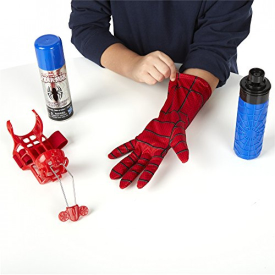 Atirador de Teias e Luvas Homem Aranha Infantil Atirador de Teias e Luvas Homem Aranha Infantil