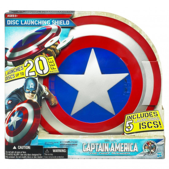Capitão América Escudo Eletrônico Infantil Lançador de Dardos Capitão América Escudo Eletrônico Infantil Lançador de Dardos