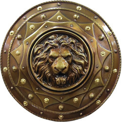 Escudo Medieval Romano e Espada Luxo