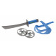 Espada Tartarugas Ninja Leonardo Kit Espada Tartarugas Ninja Leonardo Kit