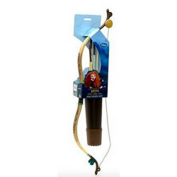 Fantasia Infantil Disney Valente Princesa Merida Arco e Flecha Clássica
