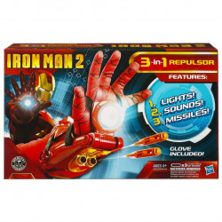 Fantasia IronMan Homem de Ferro Repulsor e Luvas