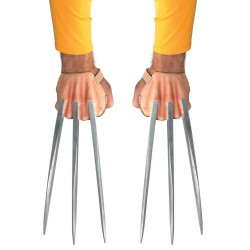 Garras do X Men Wolverine Adulto Cobertas de Adamantium
