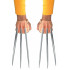 Garras do X Men Wolverine Adulto Cobertas de Adamantium