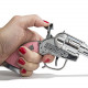 Pistola Arma de Brinquedo Rosa Luxo Infantil Pistola Arma de Brinquedo Rosa Luxo Infantil